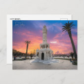 ヴィンテージ旅行都市イズミールターキーエフェスアクロポリス ポストカード (正面/裏面)