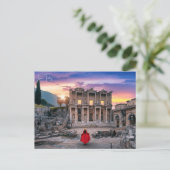 ヴィンテージ旅行都市イズミールターキーエフェスアクロポリス ポストカード (スタンド正面)