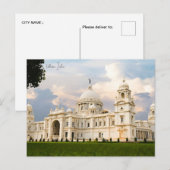 ヴィンテージ旅行都市コルカタインディアカルカッタレトロ ポストカード (正面/裏面)