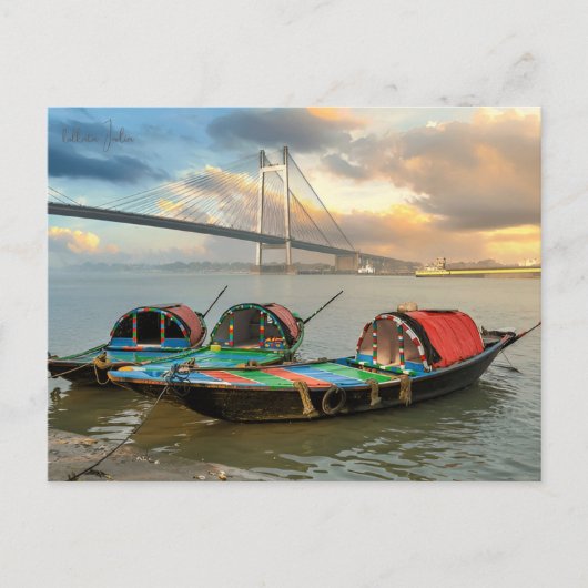 ヴィンテージ旅行都市コルカタインディアカルカッタレトロ ポストカード (正面)