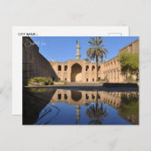 ヴィンテージ旅行都市バグダッドイラク航空レトロ ポストカード (正面/裏面)