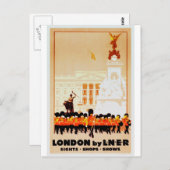 ヴィンテージ旅行静止したセット ポストカード (正面/裏面)