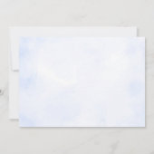 ヴィンテージ旅行飛行機の誕生日パーティー写真 招待状 (裏面)