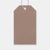 ヴィンテージ旅行飛行機ボーイベビーシャワーギフトラベル ギフトタグ (裏面)