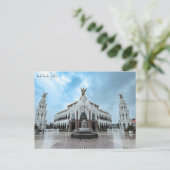 ヴィンテージ旅行高知ケララインドの都市休暇 ポストカード (スタンド正面)