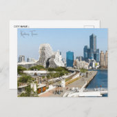 ヴィンテージ旅行高雄台湾アジアシティレトロ ポストカード (正面/裏面)