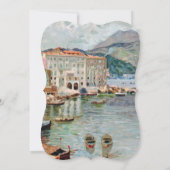 ヴィンテージ旅行1920年のリフランスのビエラ結婚ズ 招待状 (裏面)