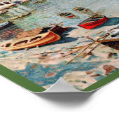 ヴィンテージ旅行1920年代メントン、リビエラフランスのー ポスター (角)