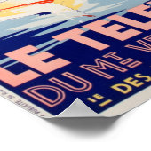 ヴィンテージ旅行 – アネシー湖 – フランスのポスター ポスター (角)