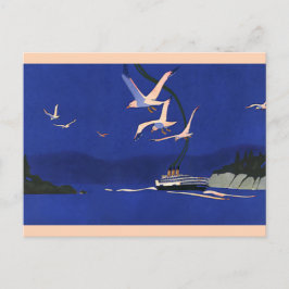 ヴィンテージ旅行、アラスカでのクルーズ船休暇 ポストカード
