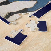 ヴィンテージ旅行,アールデコ,冬のダボスのスイス ジグソーパズル (側面)