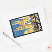 ヴィンテージ旅行, 「インディア・エイサ」を参照 長方形シール (封筒)