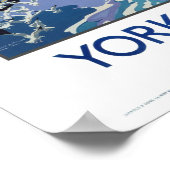 ヴィンテージ旅行,ウィットビー,ヨークシャー ポスター (角)