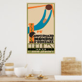 ヴィンテージ旅行 – ウルグアイ1930サッカーワールドカップ ポスター (キッチン)