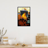 ヴィンテージ旅行,カナダパシフィッククルーズ ポスター (キッチン)