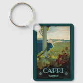 ヴィンテージ旅行、カプリ島、イタリアItalia Coast キーホルダー (正面)