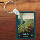 ヴィンテージ旅行、カプリ島、イタリアItalia Coast キーホルダー (正面)