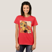 ヴィンテージ旅行、クルーズ船でのバケーション Tシャツ (正面フル)