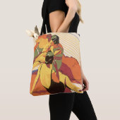 ヴィンテージ旅行、クルーズ船での休暇 トートバッグ (クローズアップ)