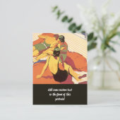 ヴィンテージ旅行、クルーズ船での休暇 ポストカード (スタンド正面)