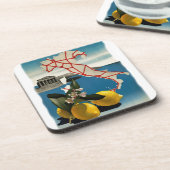 ヴィンテージ旅行 コースター (左側)