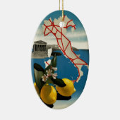 ヴィンテージ旅行 セラミックオーナメント (右)