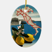 ヴィンテージ旅行 セラミックオーナメント (正面)