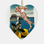 ヴィンテージ旅行 セラミックオーナメント (右)