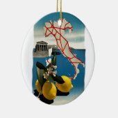 ヴィンテージ旅行 セラミックオーナメント (右)