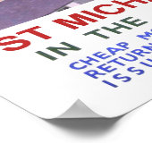 ヴィンテージ旅行、セント・マイケルの山。 ポスター (角)