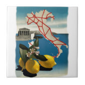 ヴィンテージ旅行 タイル (正面)