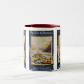 ヴィンテージ旅行 ツートーンマグカップ (中央)