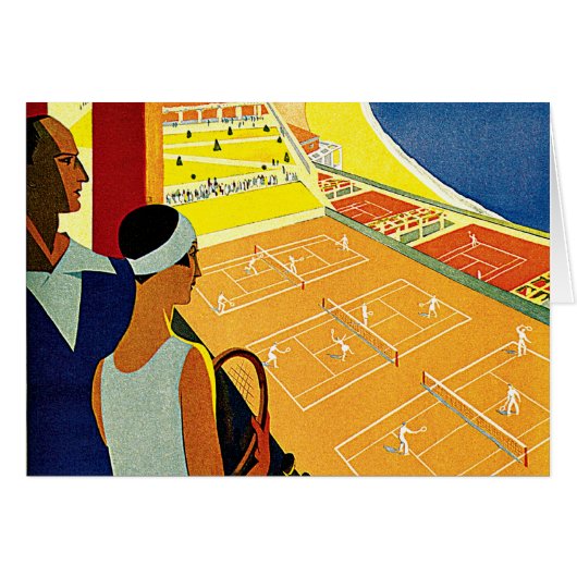 ヴィンテージ旅行，テニス，スポーツ，モンテカルロ・モナコ (正面横)