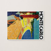 ヴィンテージ旅行,テニス,スポーツ,モンテカルロ・モナコ ジグソーパズル (横)