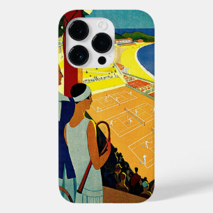 ヴィンテージ旅行，テニス，スポーツ，モンテカルロ・モナコ Case-Mate iPhone 14 PROケース