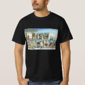 ヴィンテージ旅行、ニューハンプシャー州からの挨拶 Tシャツ (正面)