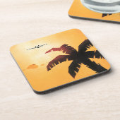 ヴィンテージ旅行、ハワイアン諸島上空 コースター (左側)