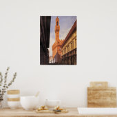 ヴィンテージ旅行,パラッツォヴェッキオ,フィレンツェ,イタリア ポスター (キッチン)