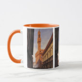 ヴィンテージ旅行,パラッツォヴェッキオ,フィレンツェ,イタリア マグカップ (左)