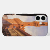 ヴィンテージ旅行，パラッツォヴェッキオ，フィレンツェ，イタリア Case-Mate iPhoneケース (裏面 (横))