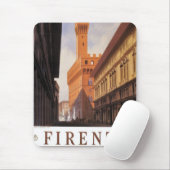 ヴィンテージ旅行，フィレンツェ，フィレンツェ，パラッツォヴェッキオ マウスパッド (マウス)