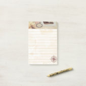 ヴィンテージ旅行 ポストイット (デスク上)