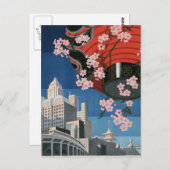 ヴィンテージ旅行 ポストカード (正面/裏面)