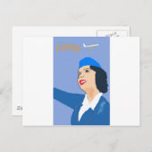 ヴィンテージ旅行 ポストカード (正面/裏面)