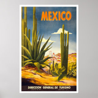 ヴィンテージ旅行（メキシコ） ポスター