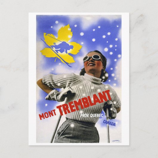 ヴィンテージ旅行「モントランブラント」 ポストカード (正面)