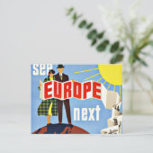 ヴィンテージ旅行, 「ヨーロッパ」を参照 ポストカード (スタンド正面)