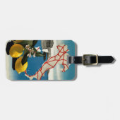 ヴィンテージ旅行 ラゲッジタグ (正面横)