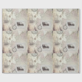 ヴィンテージ旅行 ラッピングペーパー (フラット)