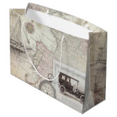 ヴィンテージ旅行 ラージペーパーバッグ (裏面アングル)